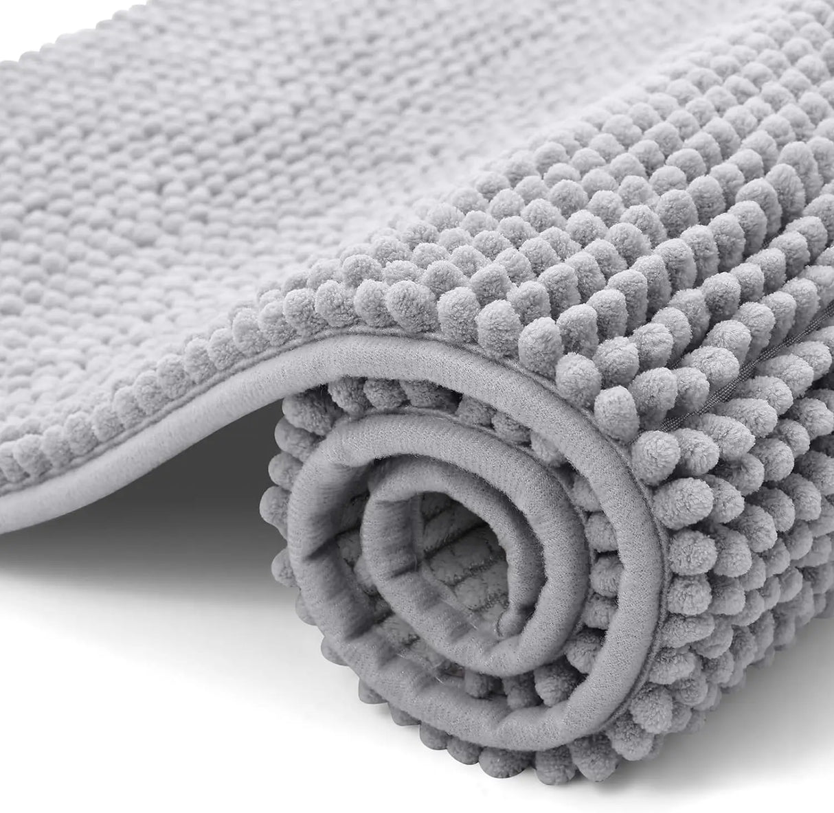 Kitinjoy Chenille Non-slip Washable Quick Drying Bath Mat