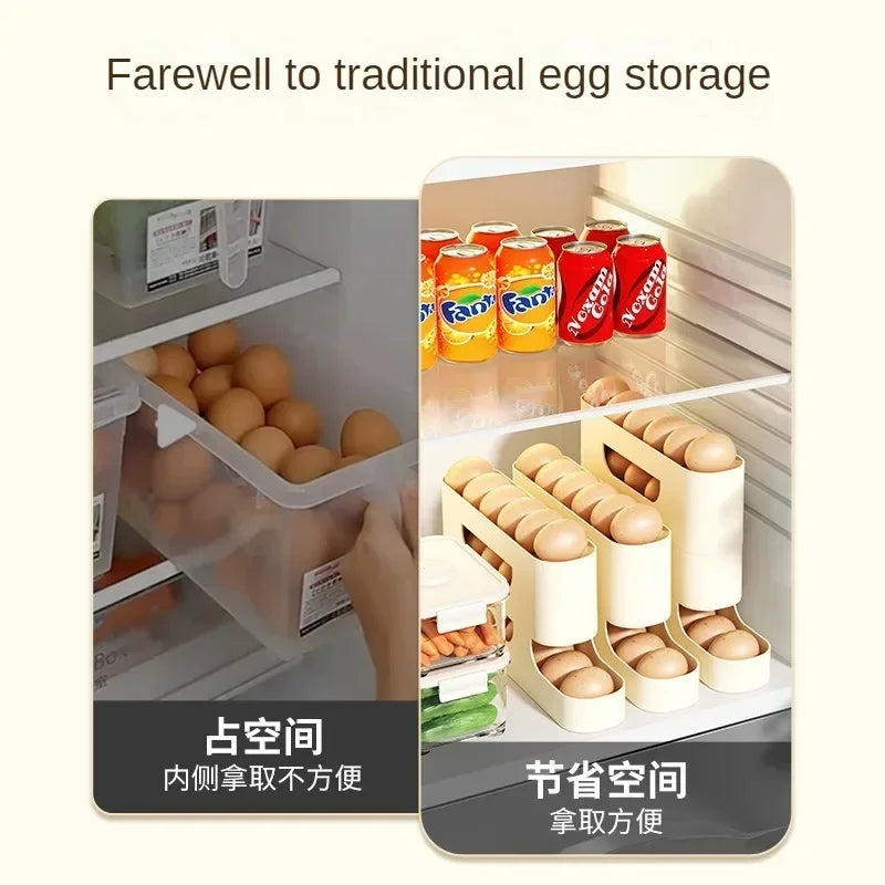 4 Layer Automatic Slide Egg Storage Box