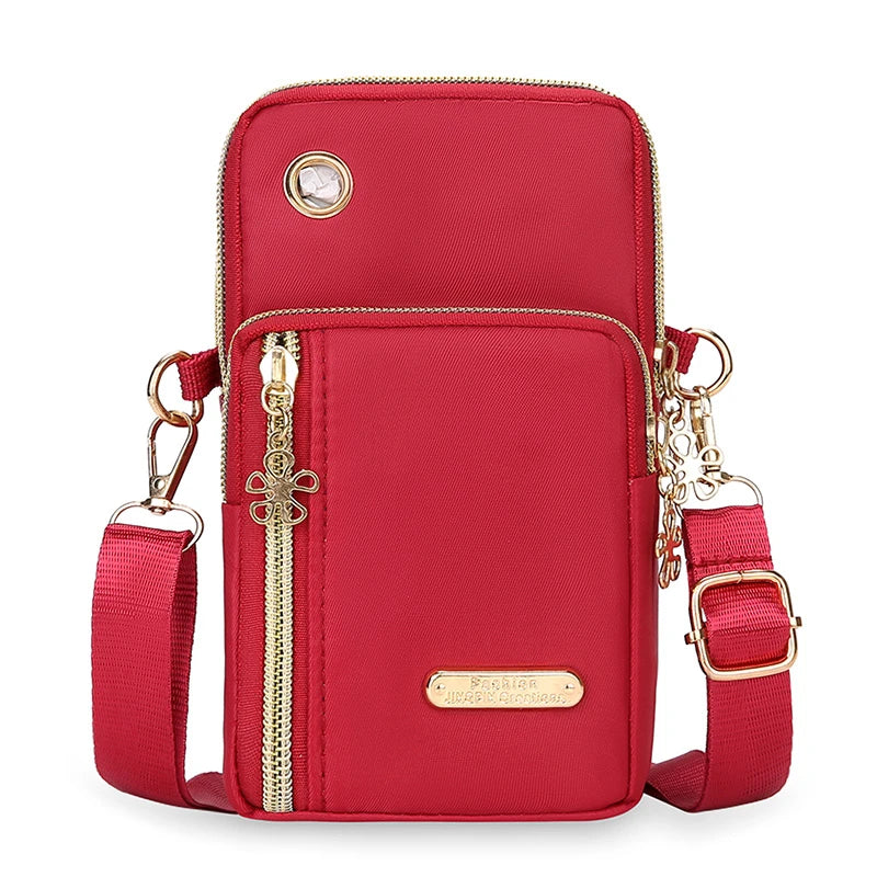 Women's Lightweight Nylon Crossbody Or Arm Bag