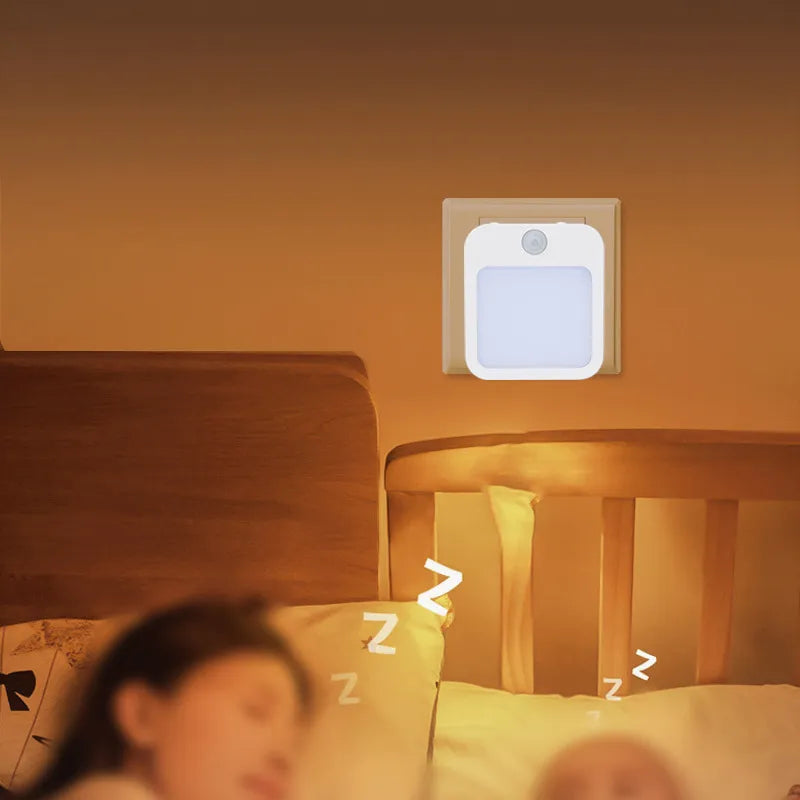 Plug In LED Motion Sensor Night Light.