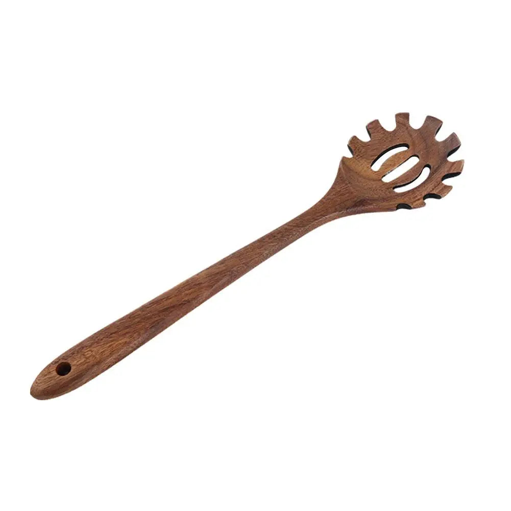 Walnut Wood Cooking Utensils Holder Not Included