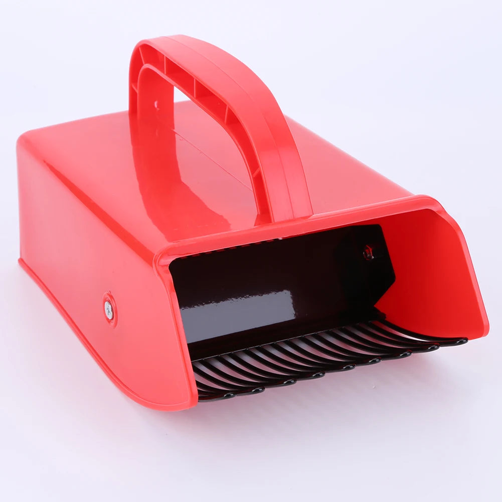 Ergonomic Plastic Berry Picker Rake with Metal Comb