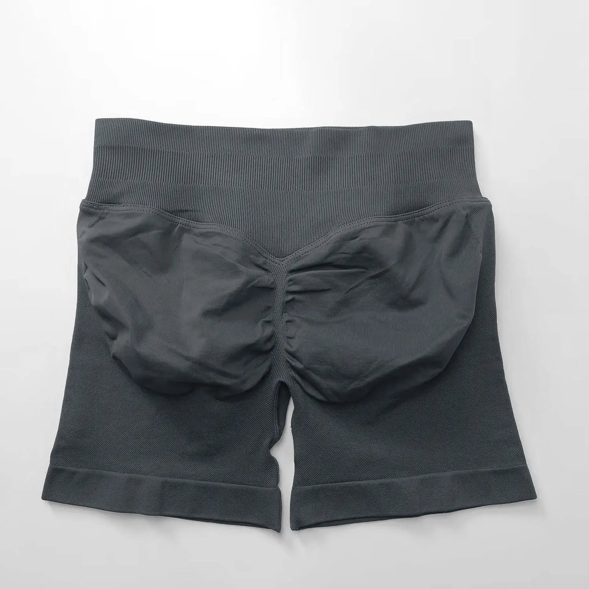 NCLAGEN 4.5" Women's Low Ribbed Band Scrunch Butt Seamless Impact Shorts
