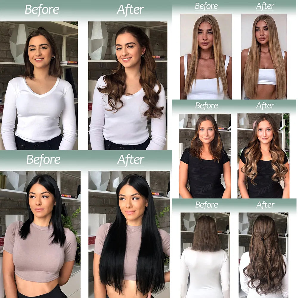 Synthetic Hair Extensions.