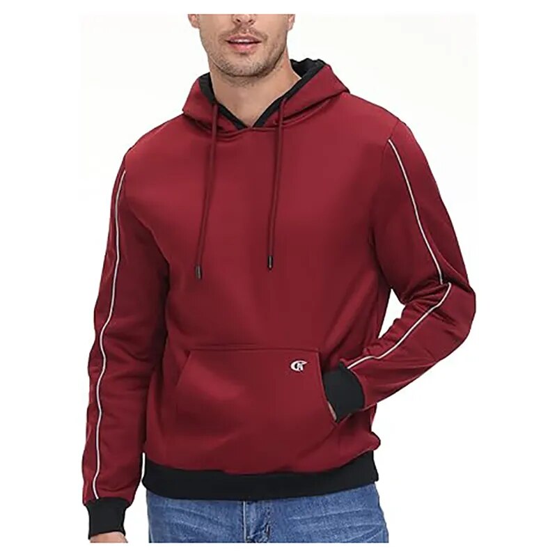 Men's Autumn/Winter Cozy Fleece Pullover Hoodies.