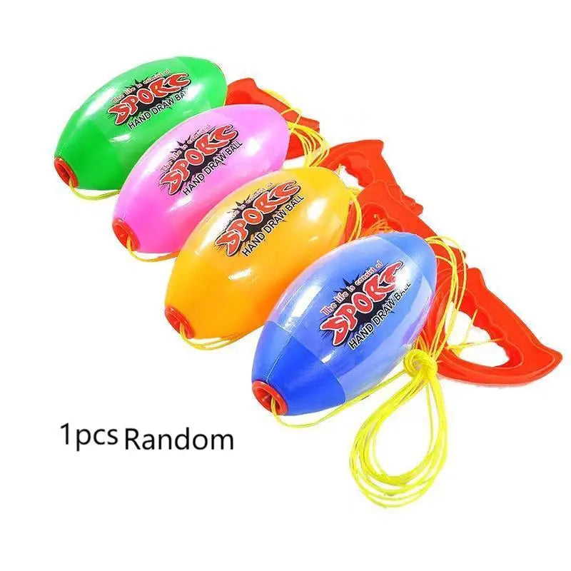 Children's Hand Pulled Elasticity Shuttle Ball For Arm Strength