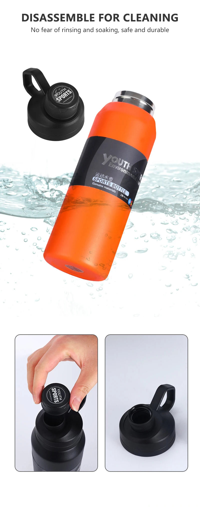 1000Ml Double Wall Stainless Steel Thermos