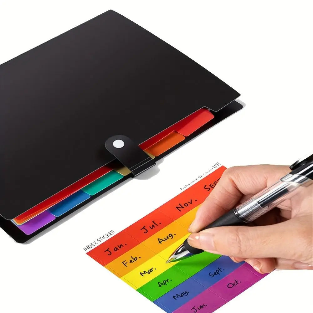 Plastic A4 Accordion Paper Organizer Folder