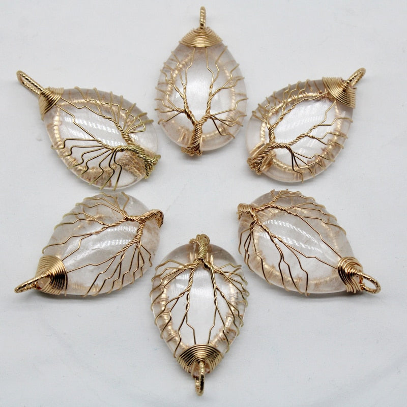 Natural Stone Pendants To Create Your own Necklace.