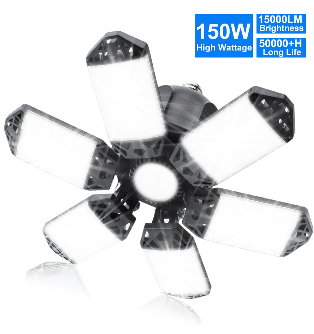 LED 3/5/6/10/12 Adjustable Basement/Storage/Warehouse Lighting With Panels E26/E27.