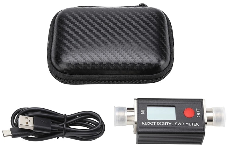 REDOT RD106P Digital SWR Meter SWR&Power Meter 120W FMB VHF UHF80-999MHz Standing-wave Ratio 1.00-99.9 Support DMR Walkie Talkie