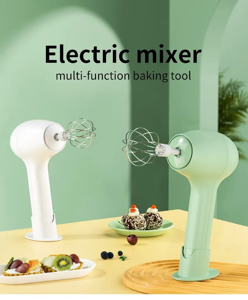 USB Charging Wireless Automatic 3 Speed Hand Food Mixer.