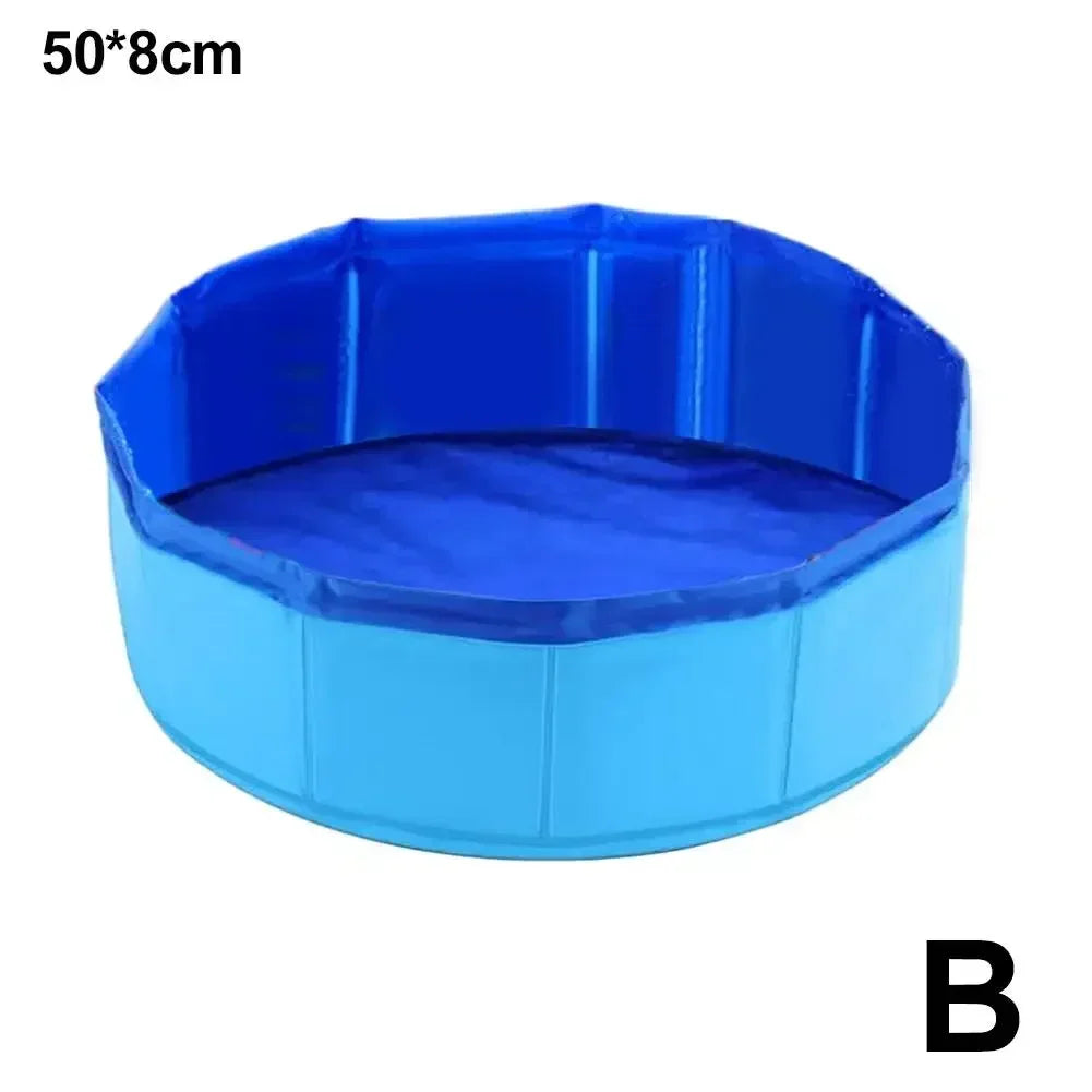 Foldable Pet Pool With Toys