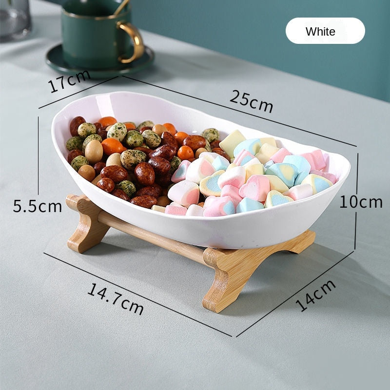 One, Two or three-layer Plastic Fruit, snacks candy bowls with stand.