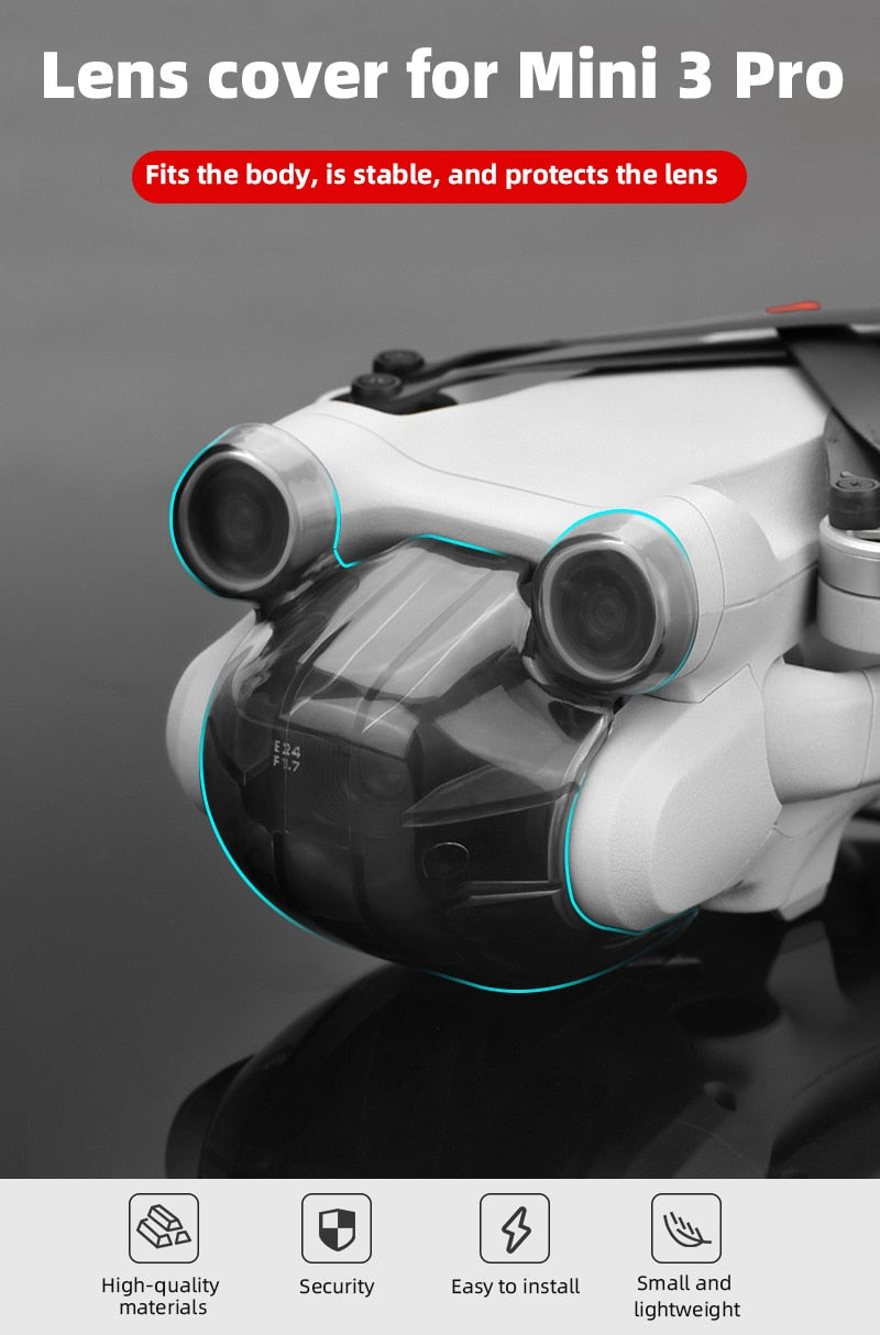 Lens Cap for DJI Mini 3 Pro Drone. Dust-proof Cap Gimbal Guard Quadcopter.