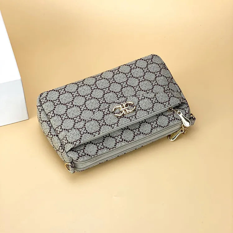 Embossed Women's Leather Shoulder Bags.