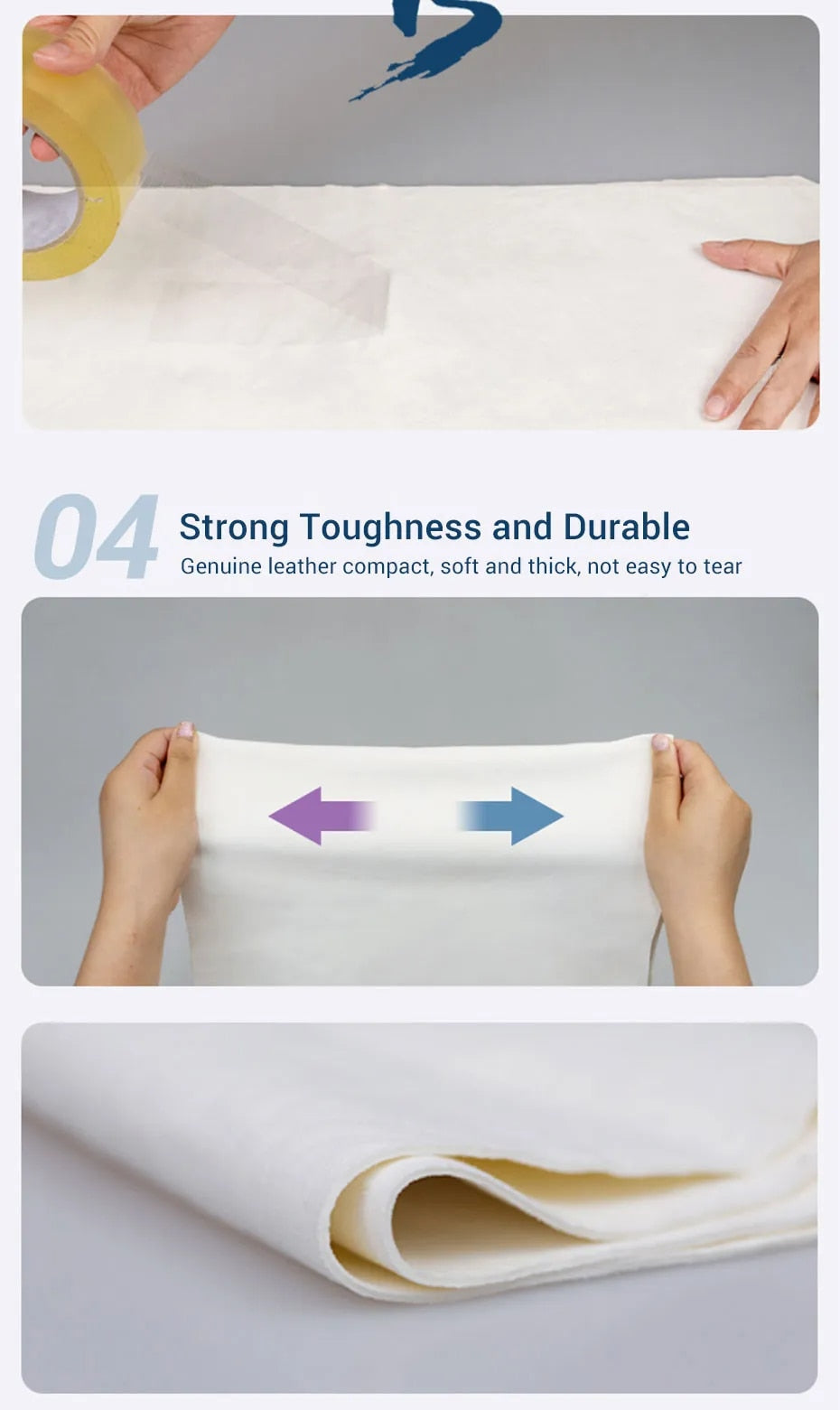 Natural Sheepskin Chamois Car Care Cleaning Towel.