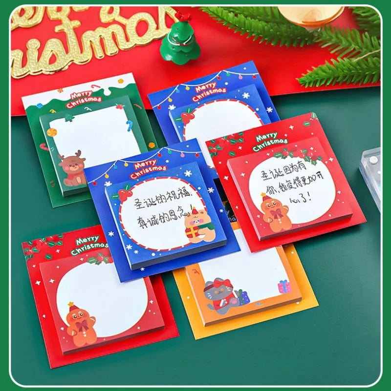 1 Piece Christmas Sticky Notepads.