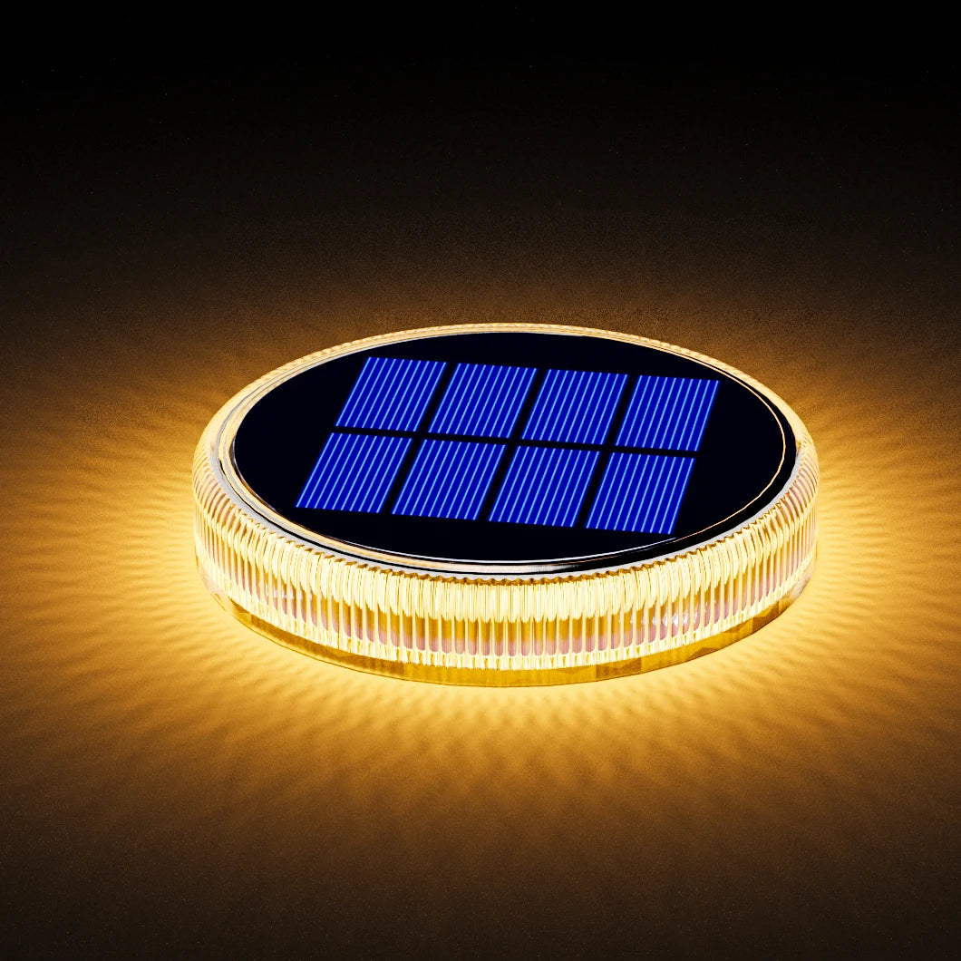 Solar Waterproof LED Dock Lighting IP68 Auto On/Off For Garden Or Driveway