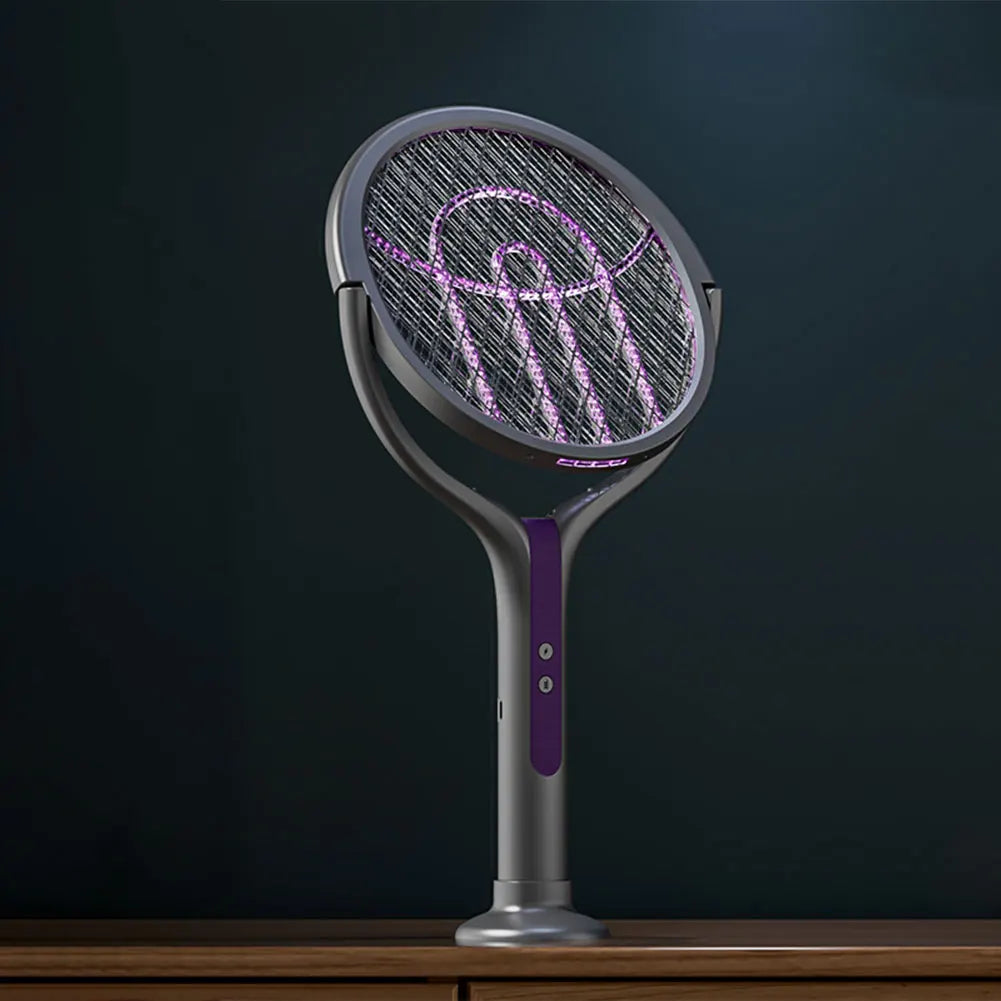Rechargeable Long Or Short Electric 2 in 1 Fly And Mosquito Zapper With Rotating Head