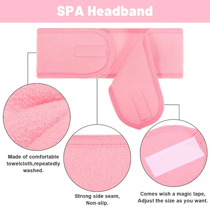 Spa Flannel Elastic Hair Band