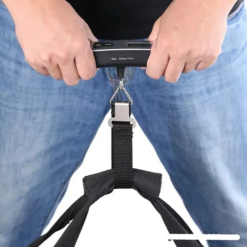 Hanging Digital LCD Display Scale weighs up to 110lb/50kg.