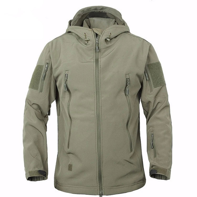 Men Or Women's Waterproof Soft Shell Windbreaker Jacket For Hunting Skiing Or Camping