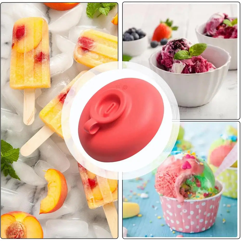 Colorful Silicone Drip Free Popsicle Holder