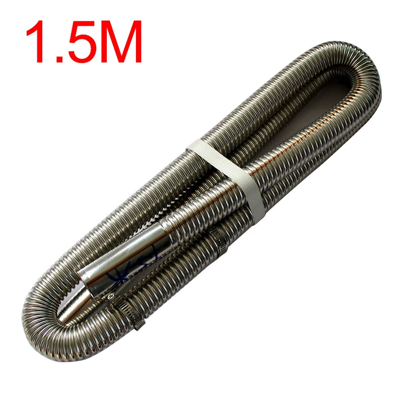 60cm 100cm 120cm 150cm 200cm 250cm 300cm Stainless Steel Exhaust Pipe For Air Diesel Parking Heater