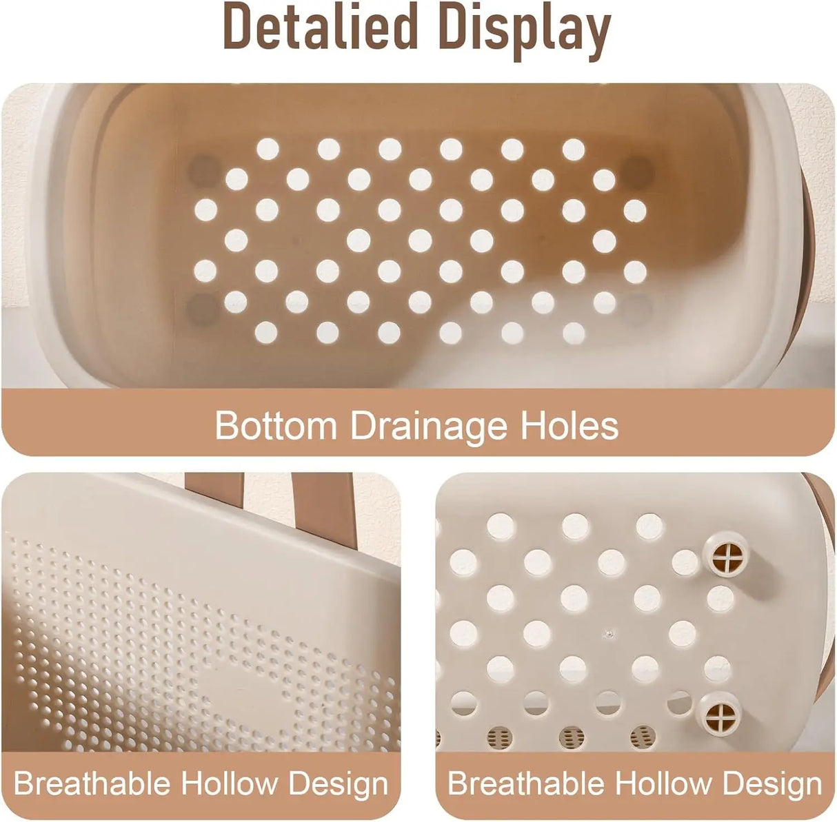Mesh Shower Basket With Handle