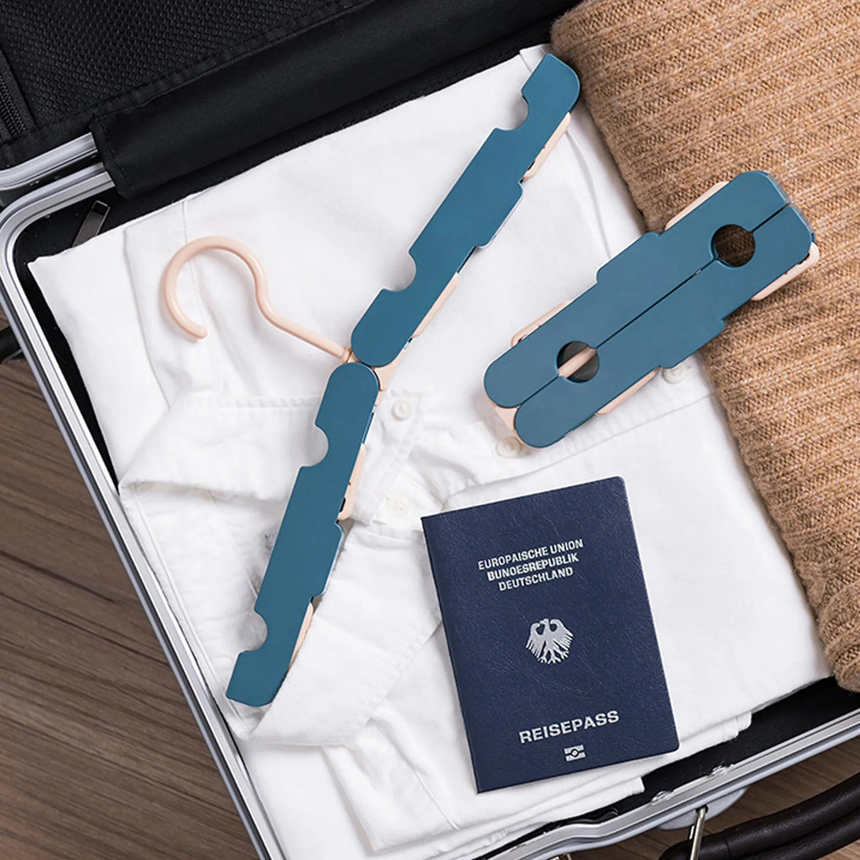 Multifunction Folding Hangers.  Great For Travel Drying Rack.