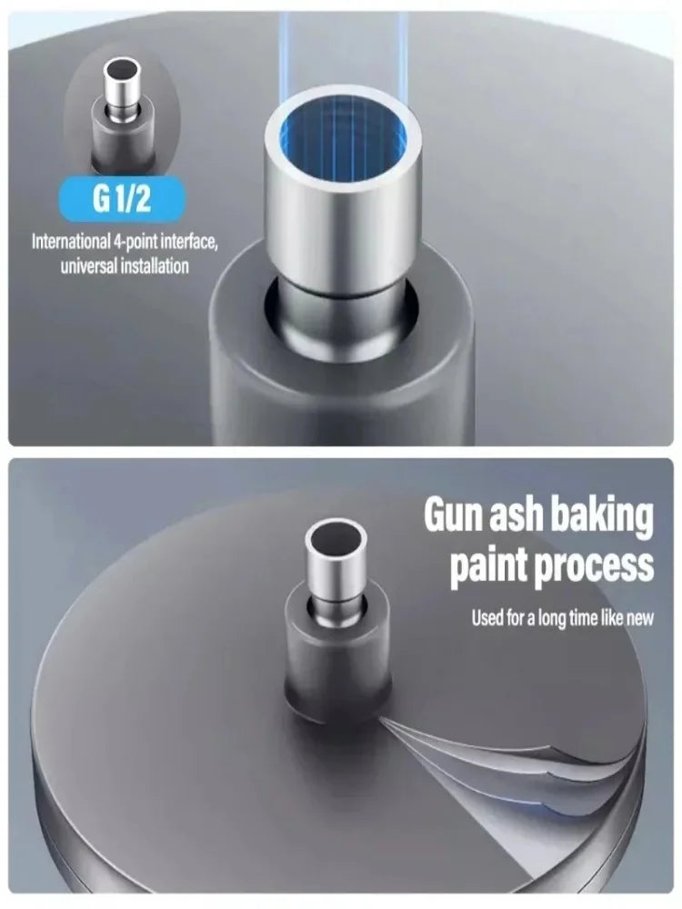 6 Mode 230mm Big Panel Showerhead