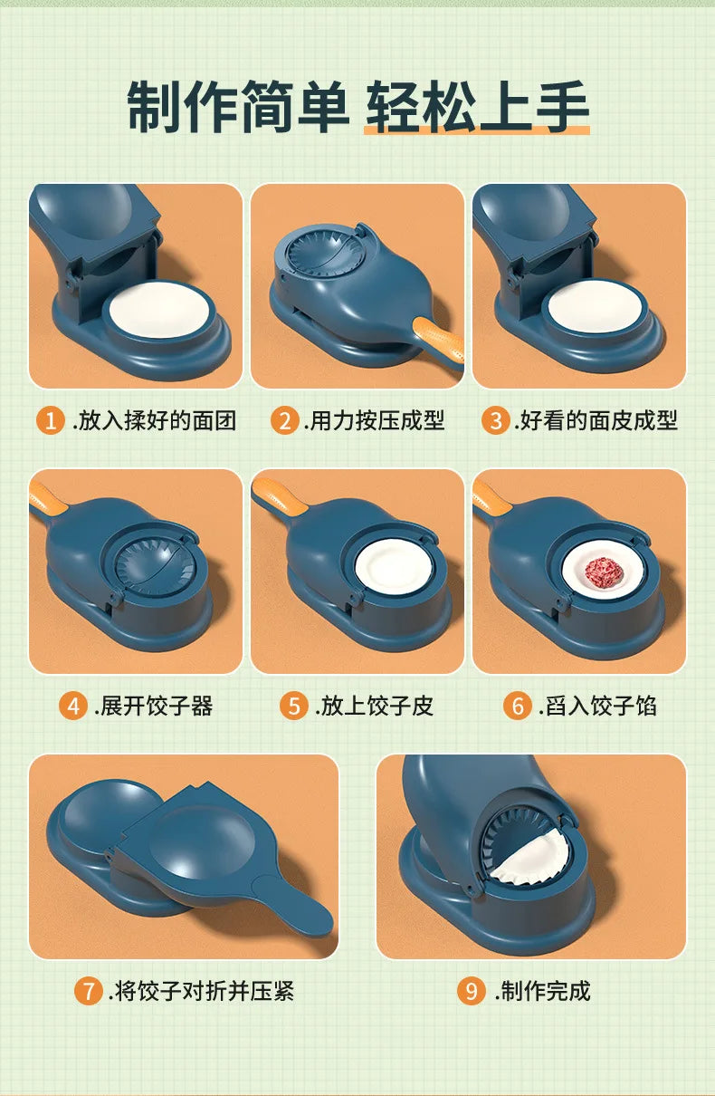 2 in 1 DIY Dumpling Machine Mould