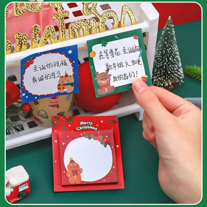 1 Piece Christmas Sticky Notepads.