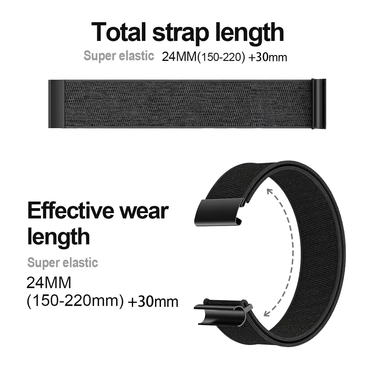 Nylon Stretchable Sport Wristband +FRAME For Whoop 5.0