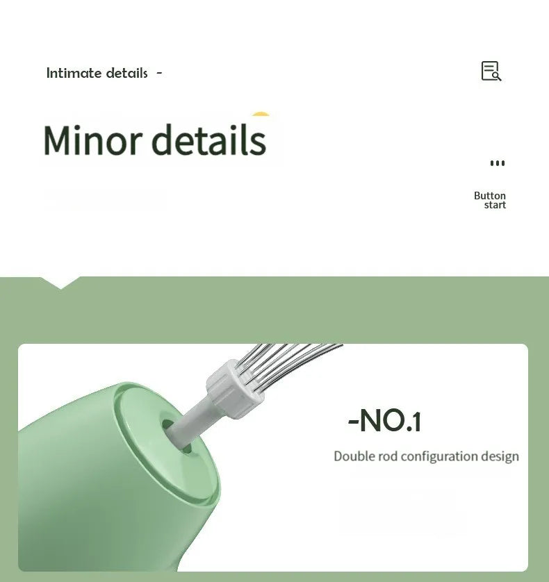 USB Charging Wireless Automatic 3 Speed Hand Food Mixer.