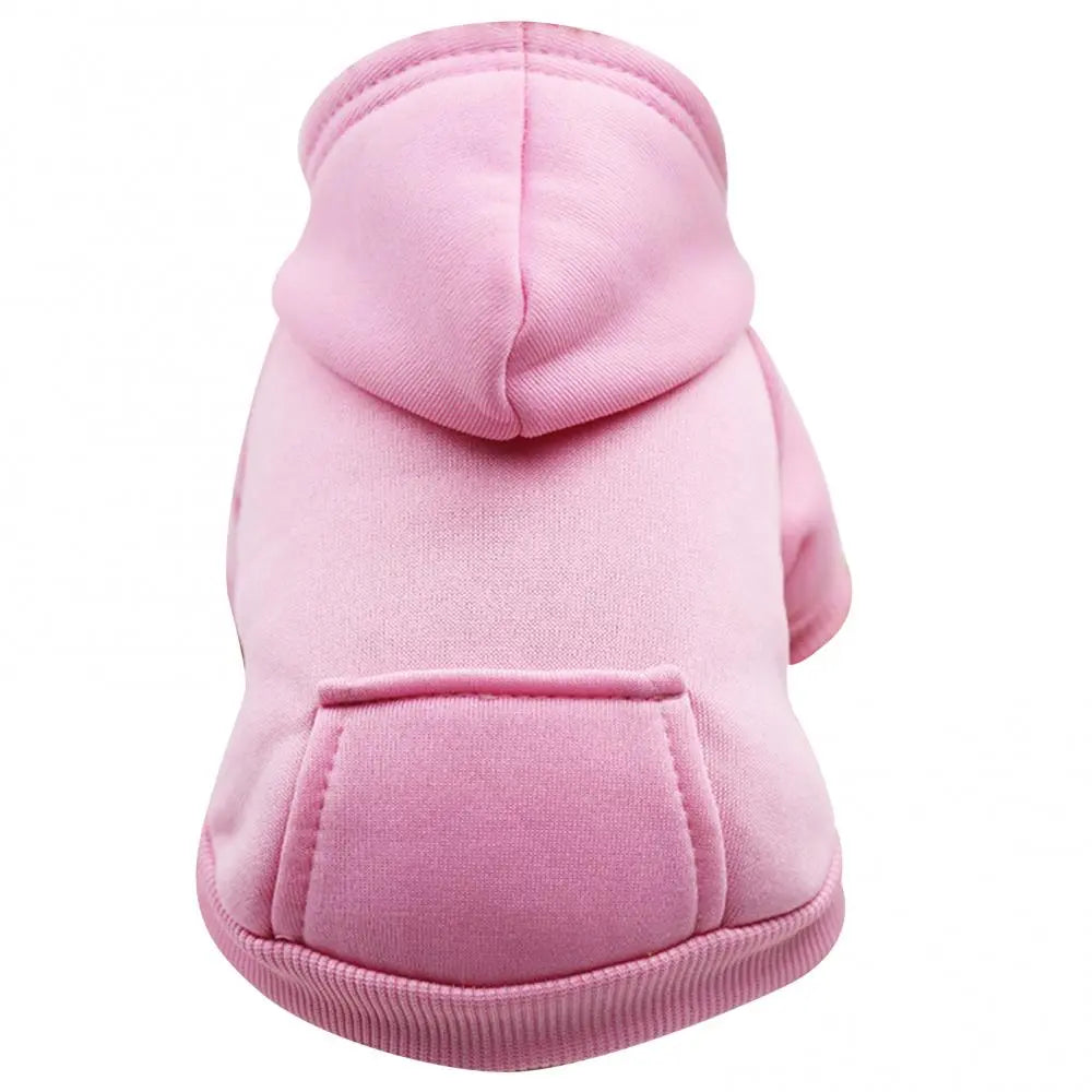 Pet Two-legged Hooded Sweatshirt With Pocket.