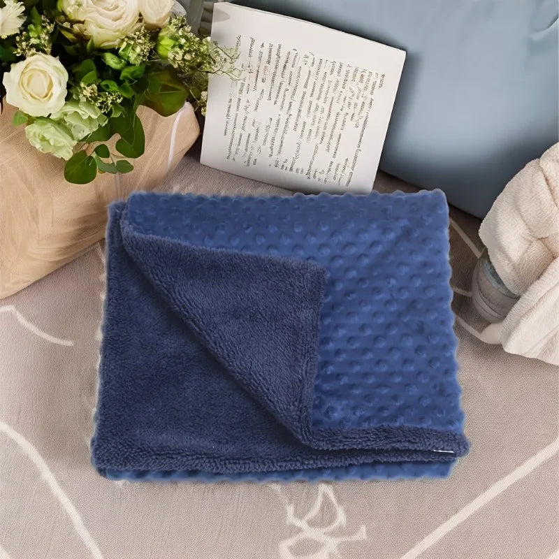 75*100cm Newborn Baby Soft Warm Velvet Blanket