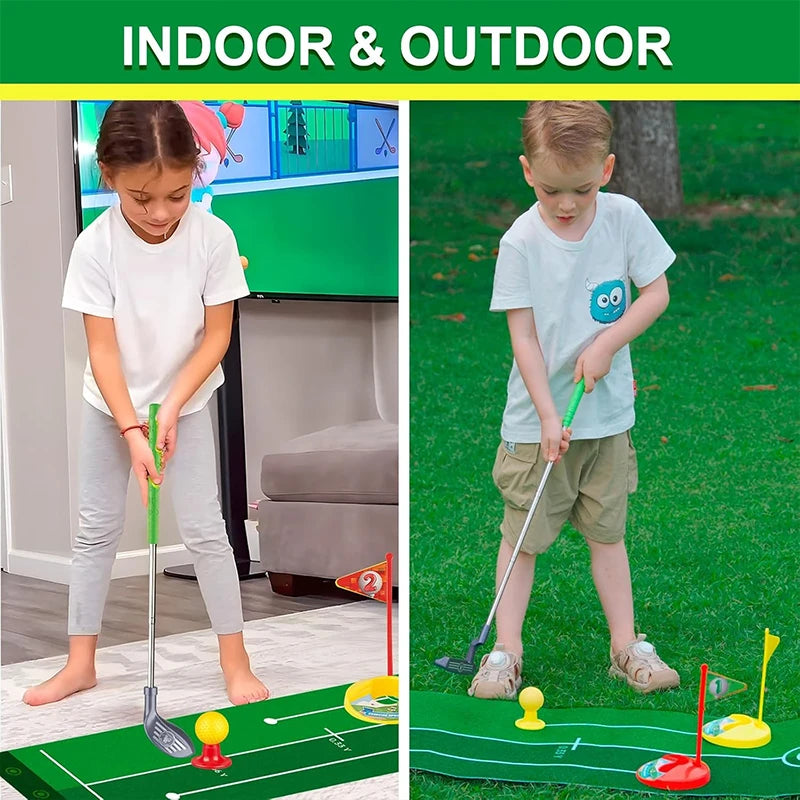 1 Set Children's Retractable Golf Clubs