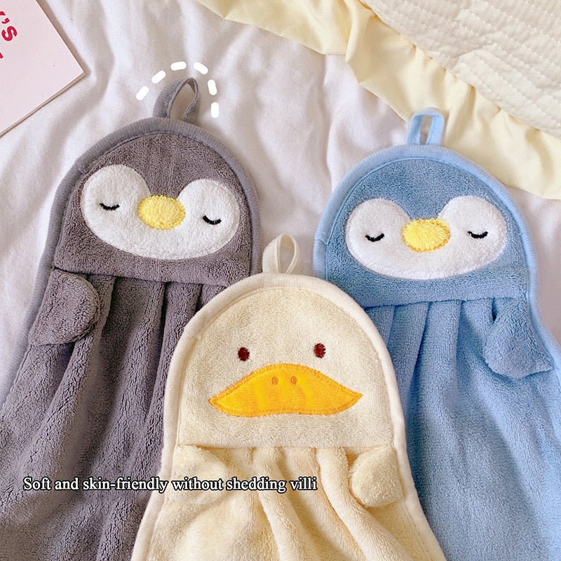 Children's Fleece  Hanging Hand Towels.