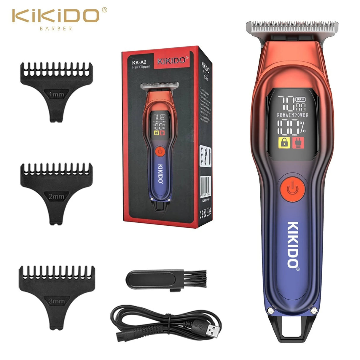 Electric Hair Cut Trimmer With 60 Minuit Charging Intervals