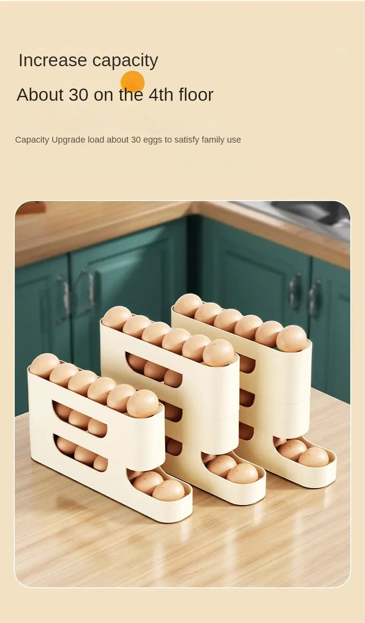 4 Layer Automatic Slide Egg Storage Box