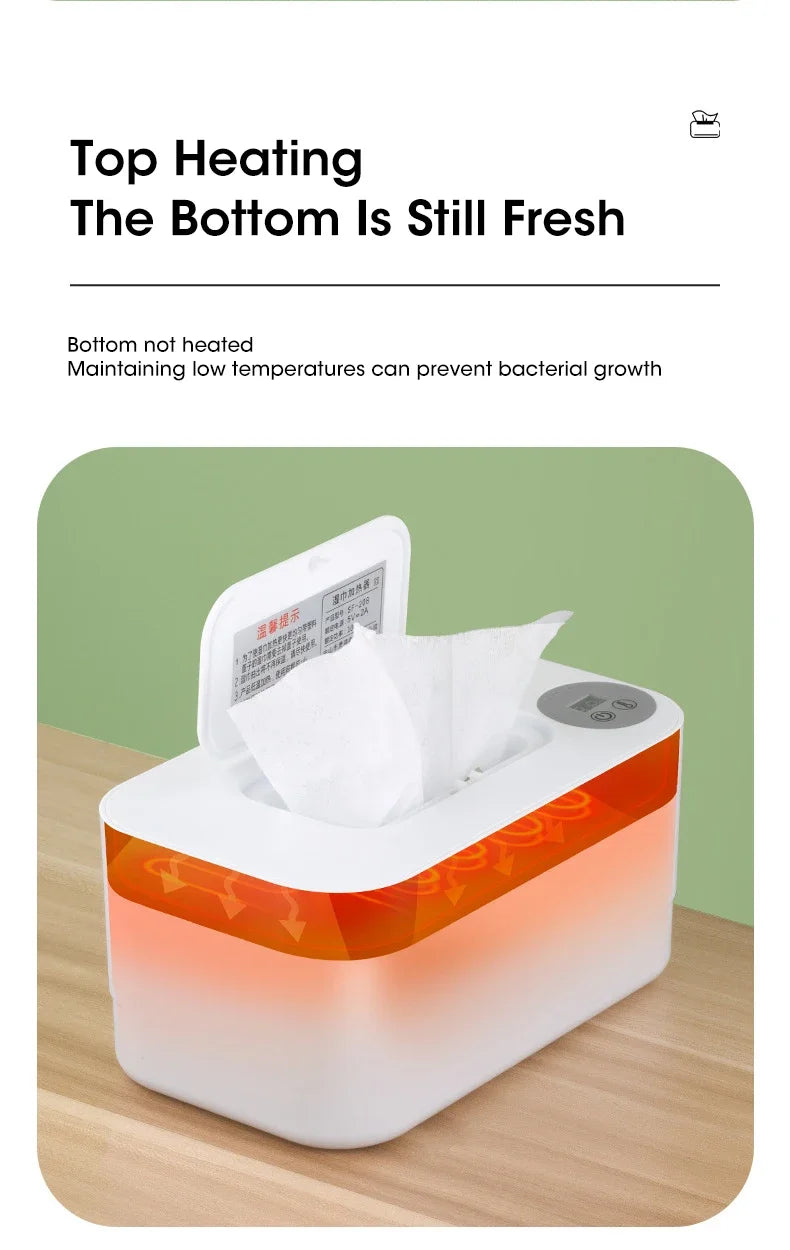 USB/LED Baby Wet Wipe Warmer Dispenser