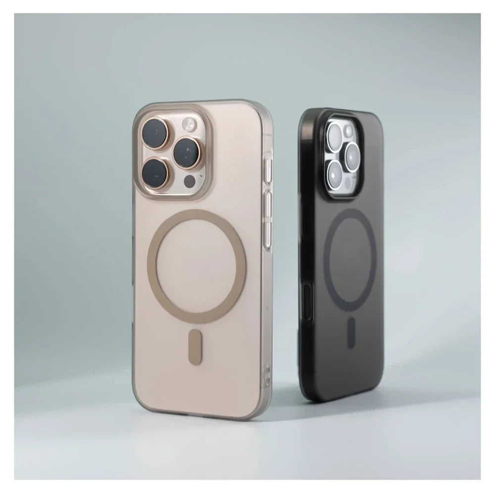 1.0 MM Ultra Thin Matte Magnetic Wireless Charge Hard PC Case For iPhone 17 16 15 14 Pro Max