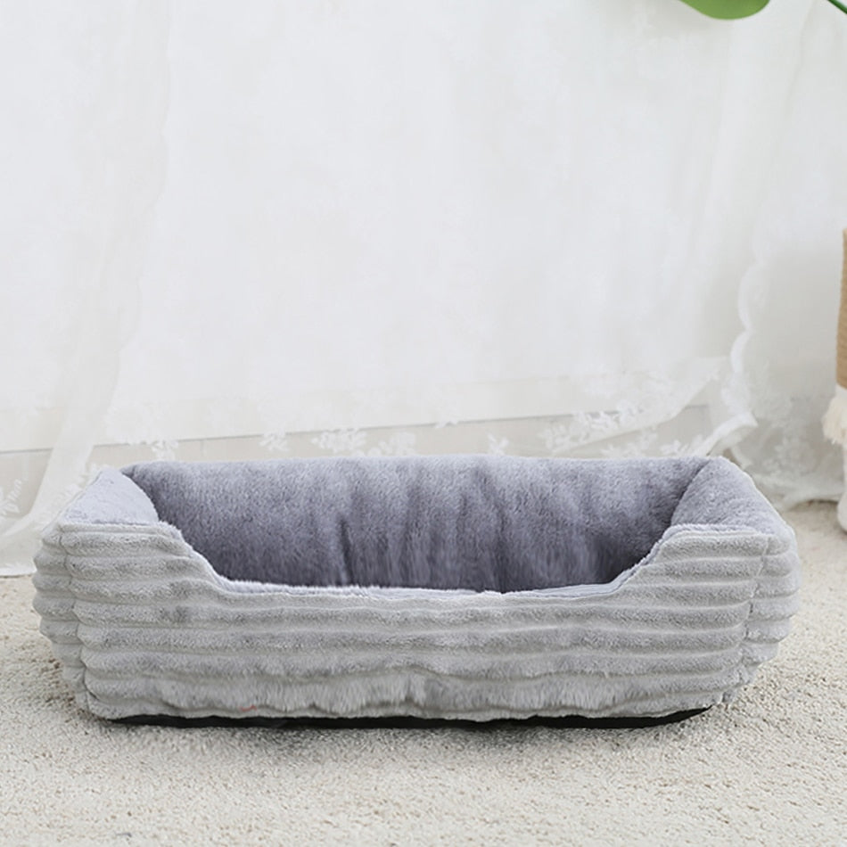 Pet Square Plush Kennel Bed Cushion.