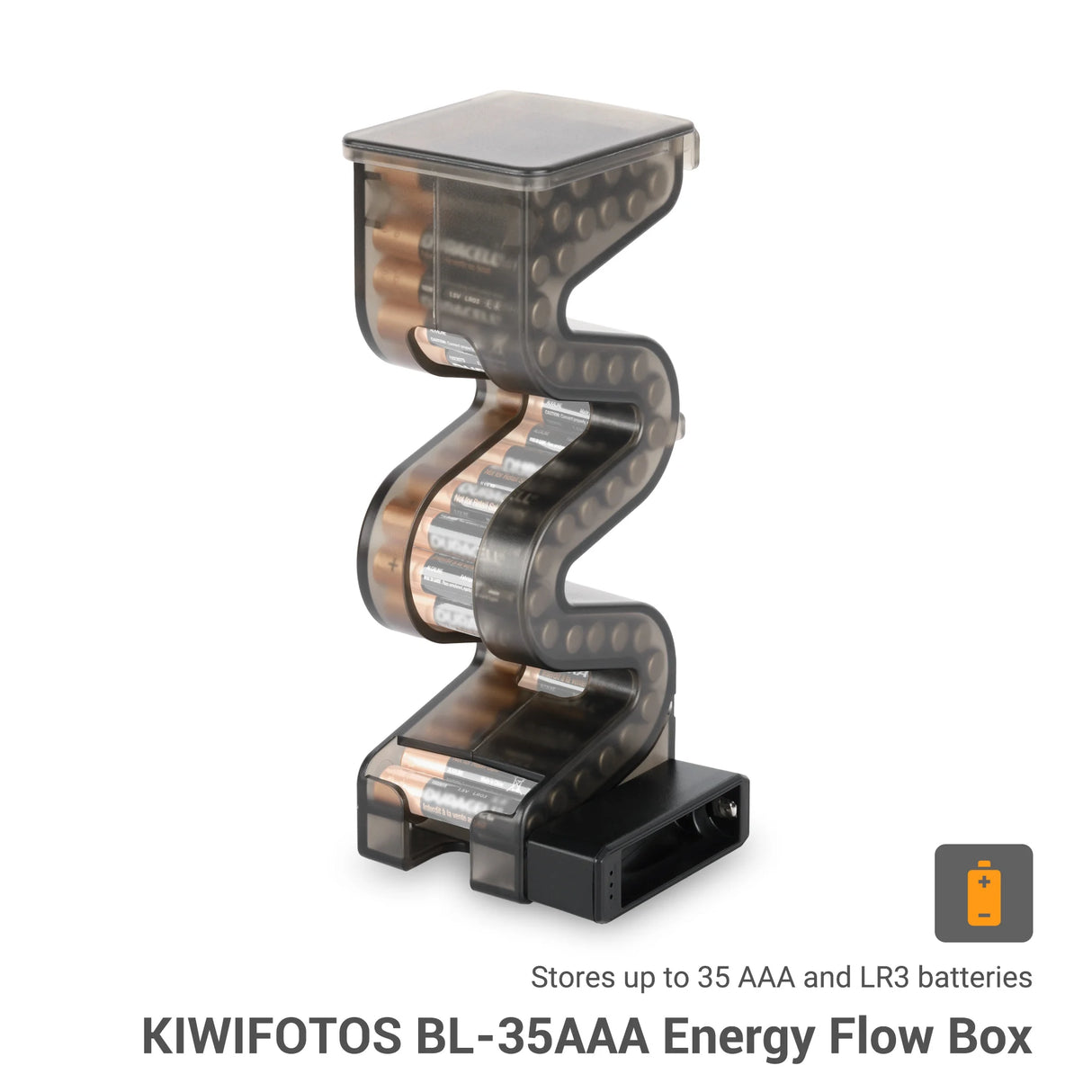 Battery Ladder Dispenser For 35 AAA Or 27 AA With Tester