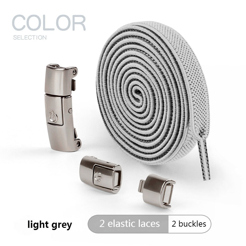 8MM Widened Flat Press Lock Shoelaces.