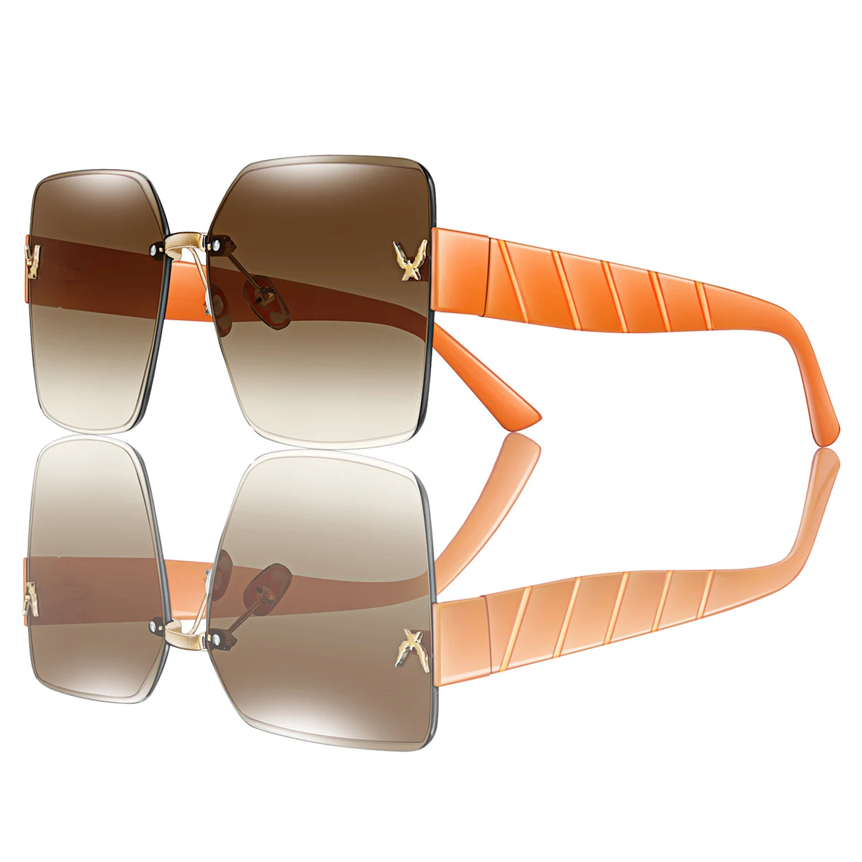 Men Or Women's UV Protection Rimless Sunglasses
