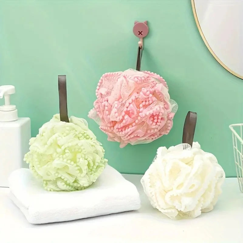Soft Mesh Skin Cleansing Exfoliating Bath Sponge