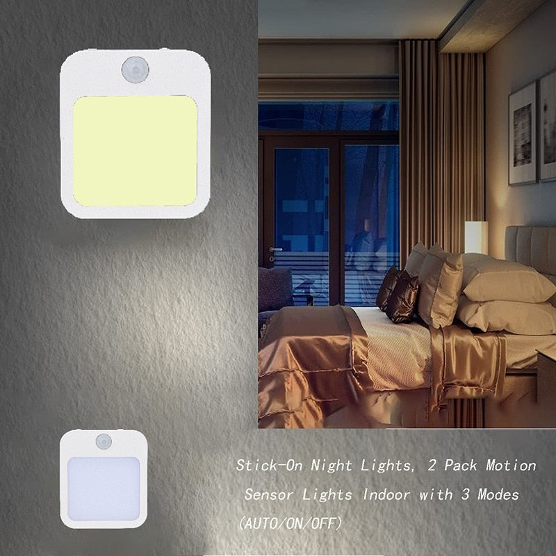 Plug In LED Motion Sensor Night Light.